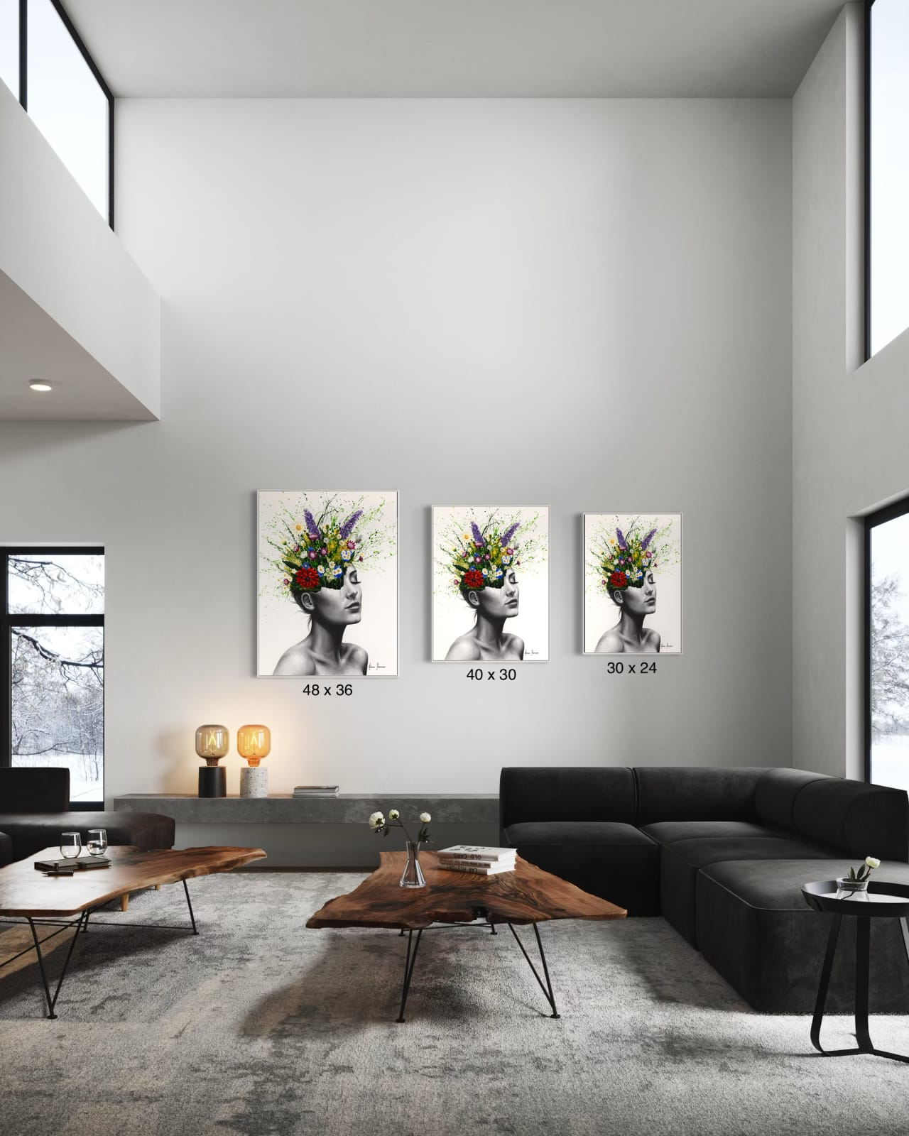 Ashvin Harrison, Garden Dreams (Hand Embellished Giclée), 2024