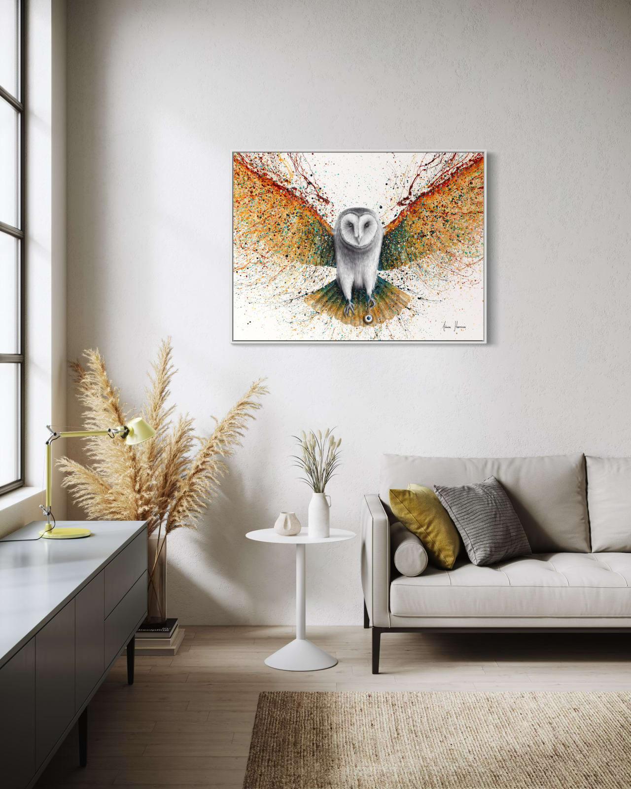 Ashvin Harrison, The Night Watch Owl (Original Hand Painting), 2025