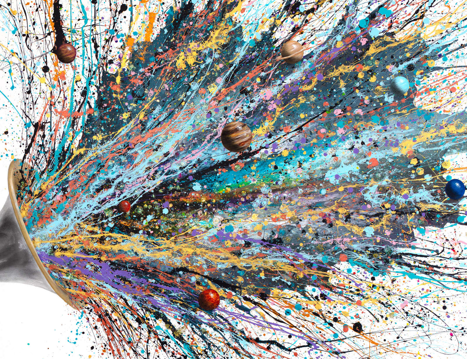 Ashvin Harrison, Echoes of Evolution (Original Hand Painting), 2025