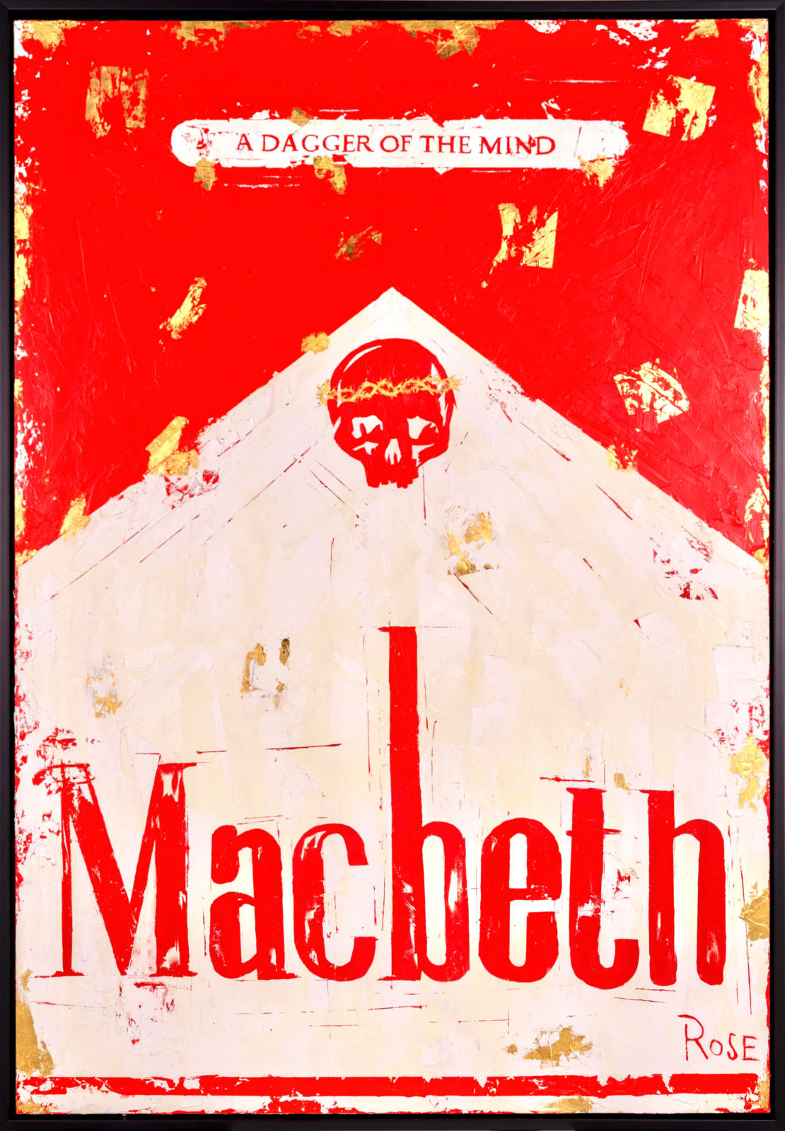 Charlotte Rose, Macbeth (A Dagger of the Mind) in red, 2023