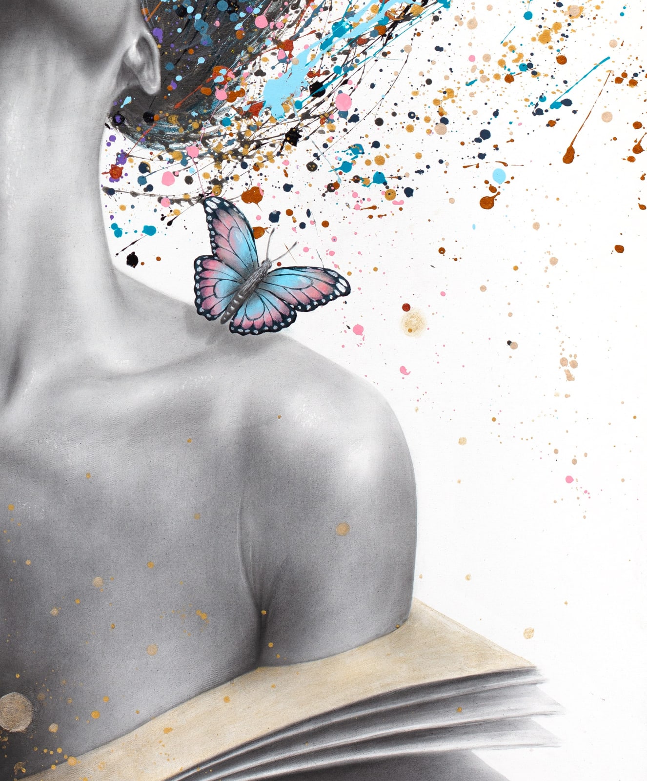 Ashvin Harrison, Chapter of the Infinite Self (Original Hand Painting), 2025