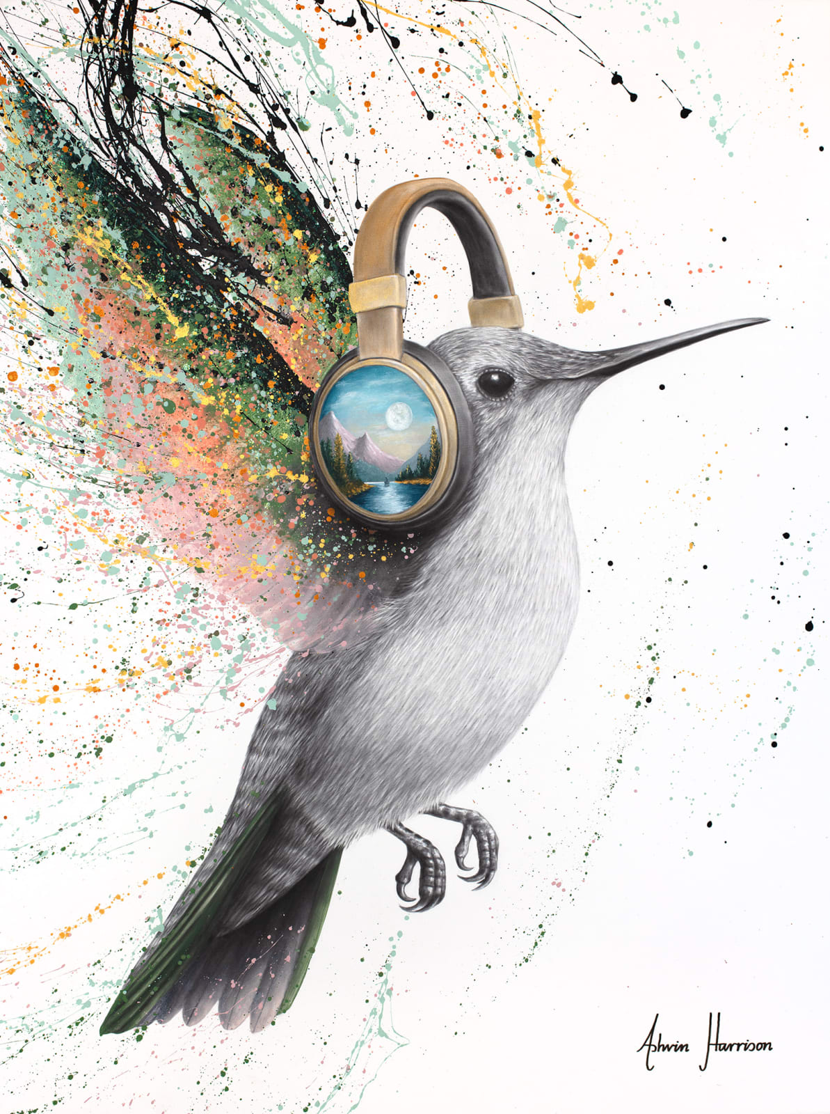 Ashvin Harrison, Sonus Vitae (Original Hand Painting), 2025