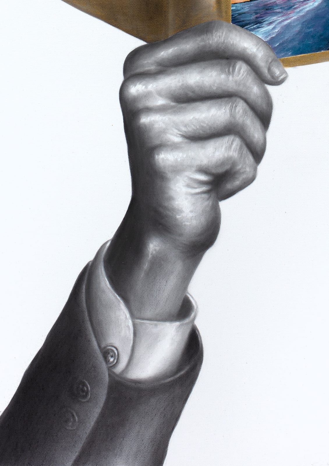 Ashvin Harrison, Miami in the Book of time (Original Hand Painting), 2025