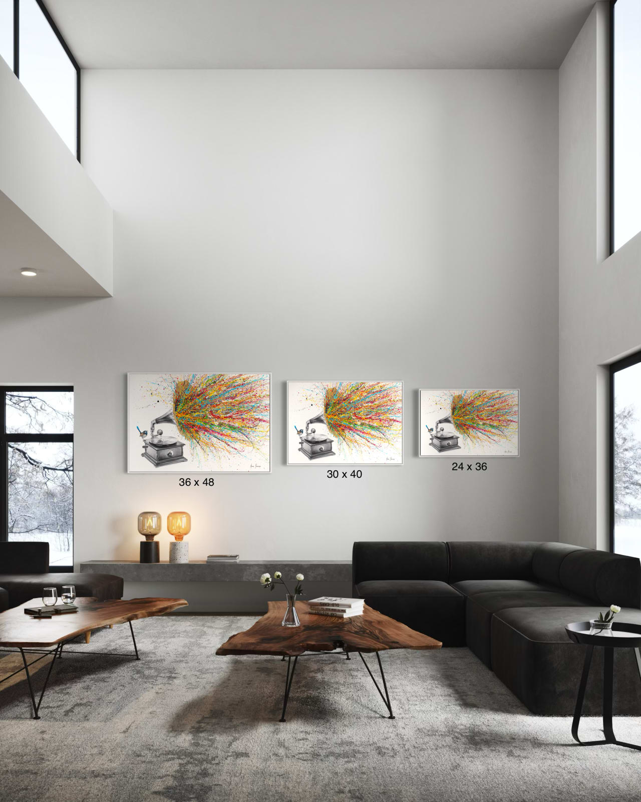 Ashvin Harrison, Royal Wren Rhythms (Hand Embellished Giclée), 2025