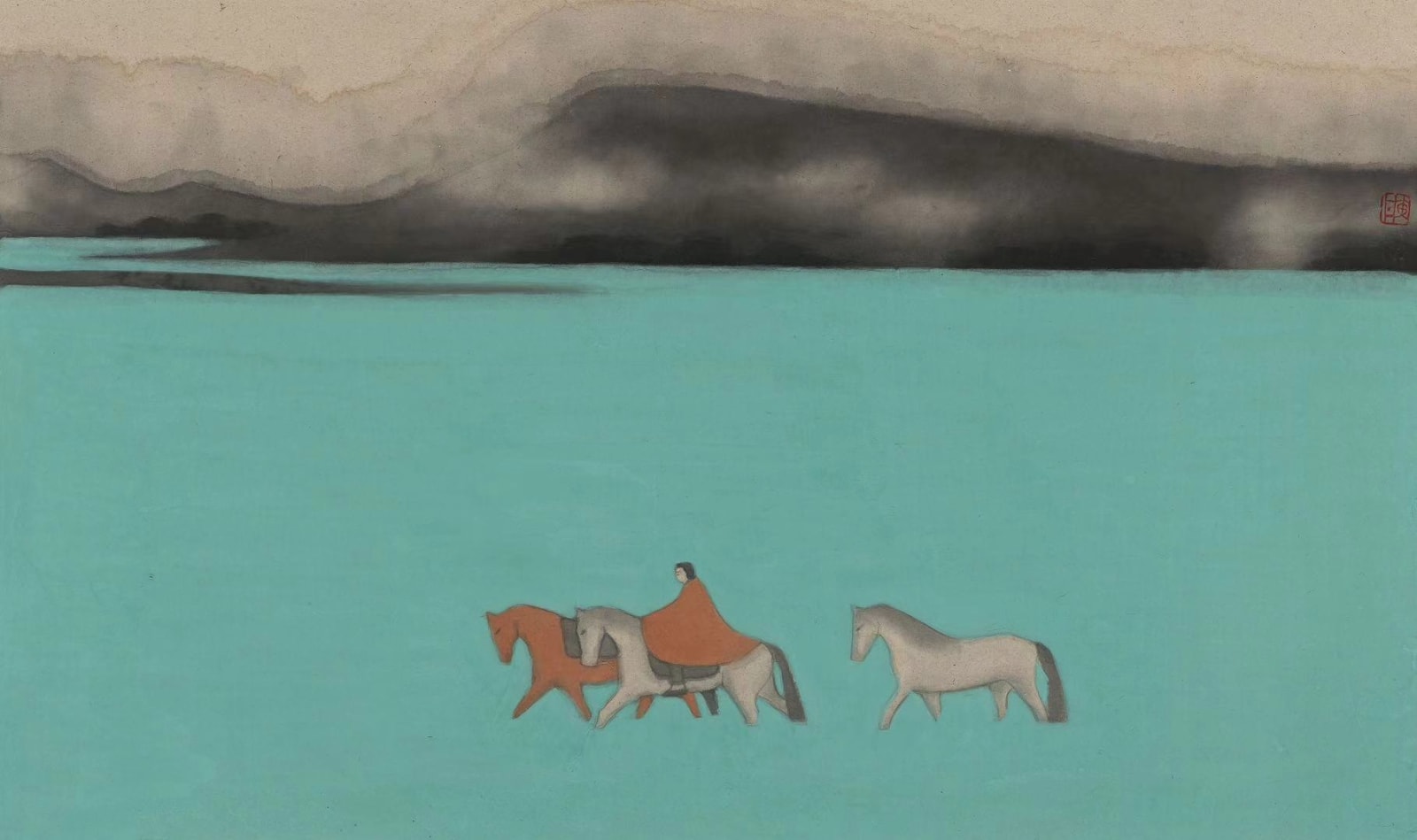 Huang Dan, 游春 (Spring Voyeur), 2023