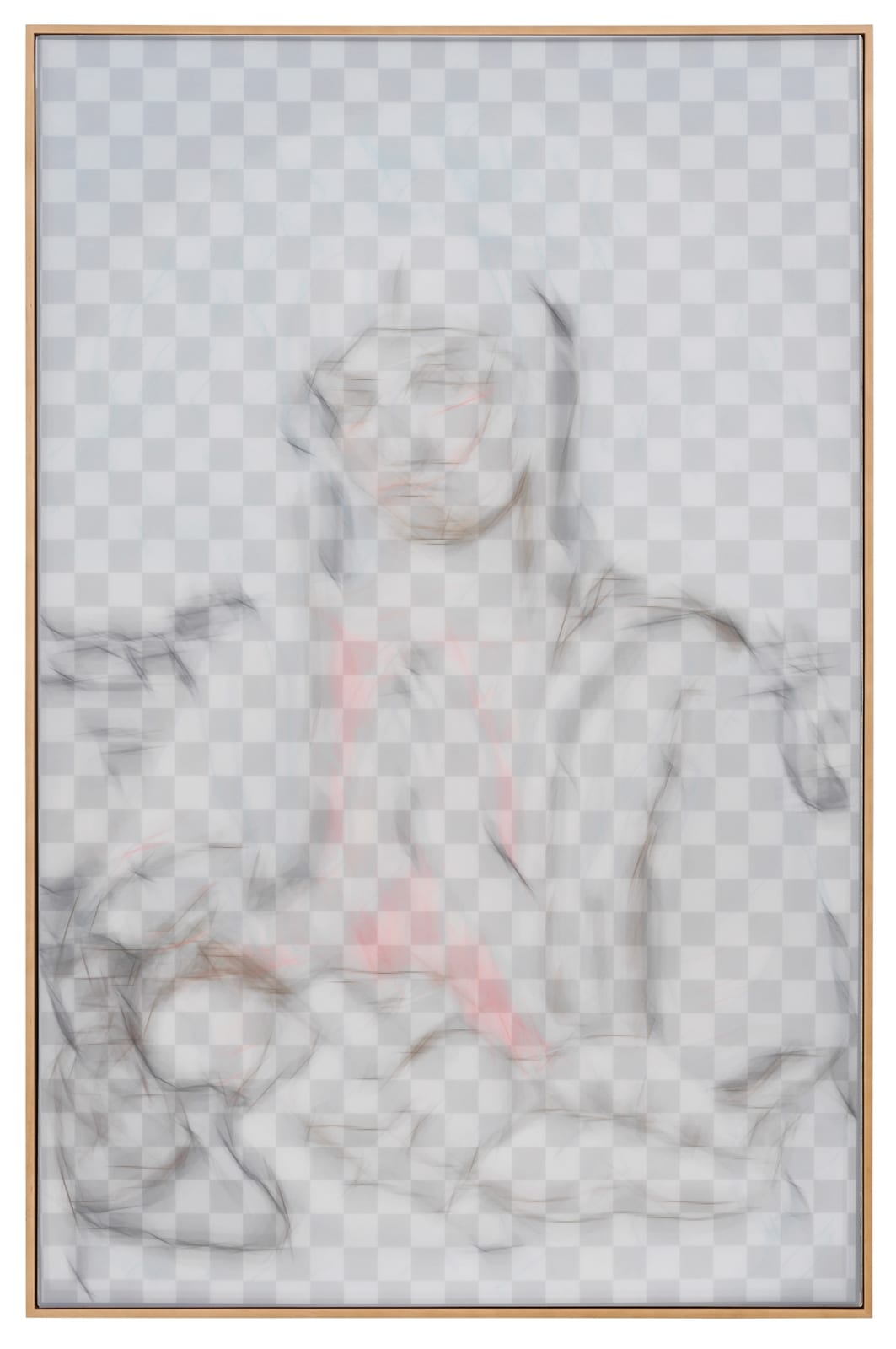 Lin Ke, Madonna and Child in Gray 灰色圣母子, 2021 - 2022