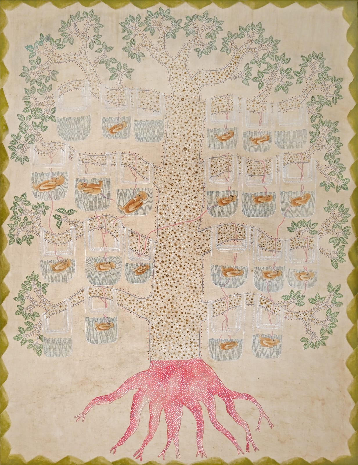 Jumaadi, Hanging from trees and branches, 2022