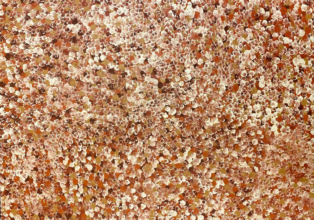 Bush Plum Dreaming by Kate Pitjara, 2025