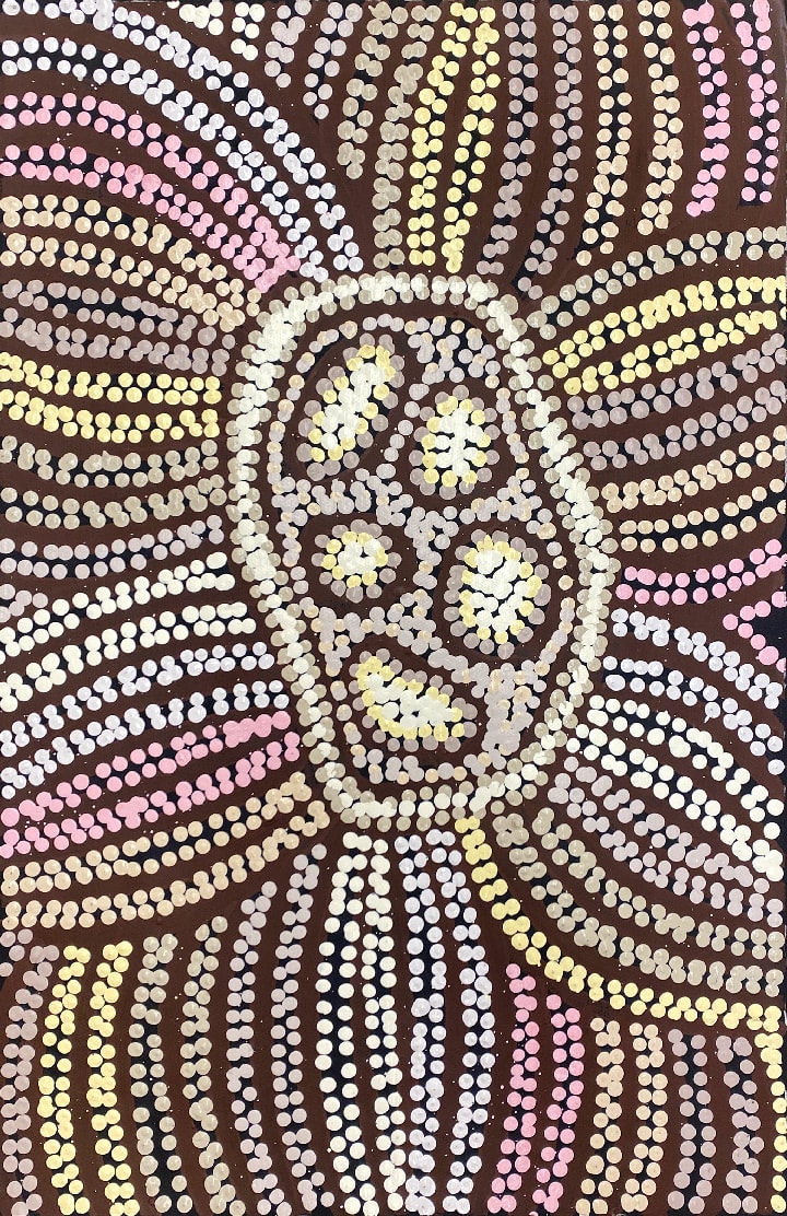 Esther Bruno Nangala, Bush Raisin Dreaming by Esther Bruno Nangala, 2025