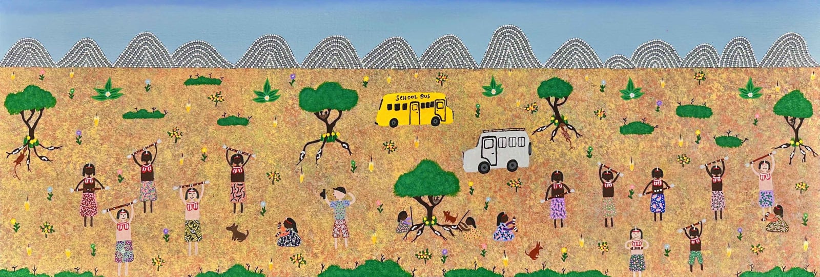 evelyn-daniels-girls-dancing-after-school-near-papunya-when-the-film-crew-came-to-film-32.5x96cm-$1250-tiaa-ed202317