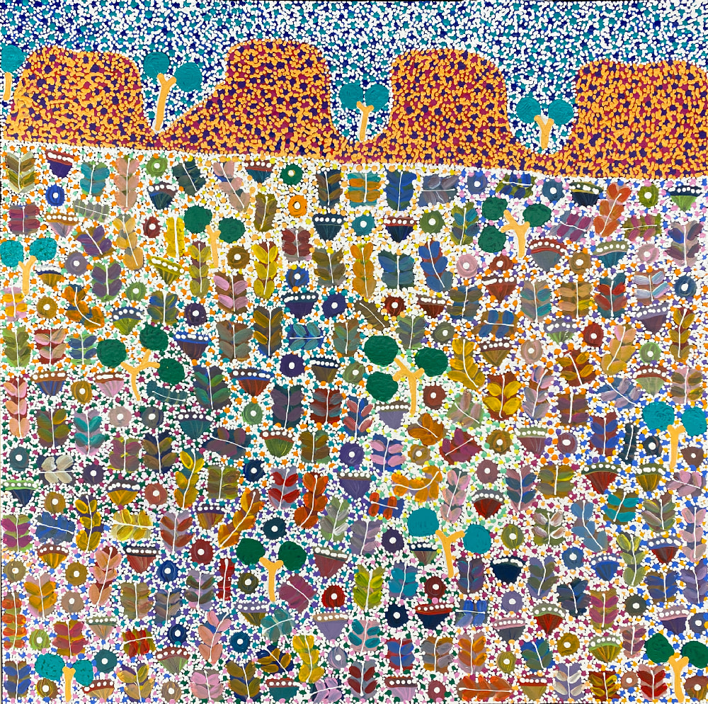 Bush Medicine by Joycie Morton Petyarre, 2025