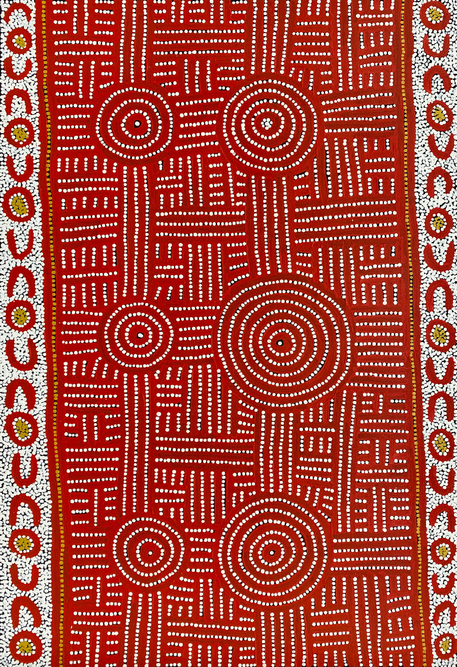 Tingari Cycle by Theresa Campbell Nangala, 2023