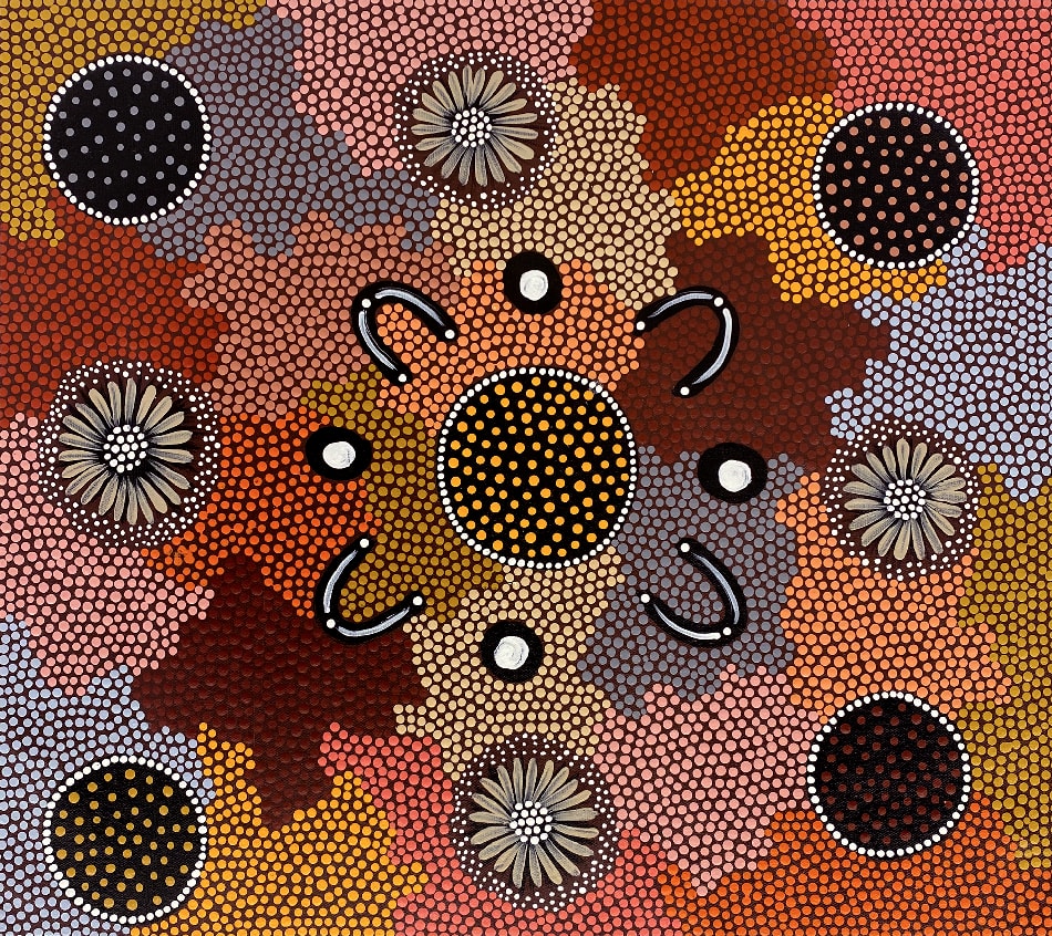 Women Collecting Wild Bush Medicine by Patsy Ross