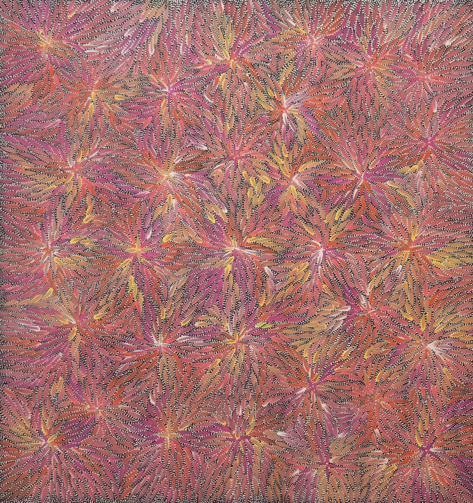 Bernadine Kemarre Johnson, Bush Medicine Leaves by Bernadine Kemarre Johnson, 2021