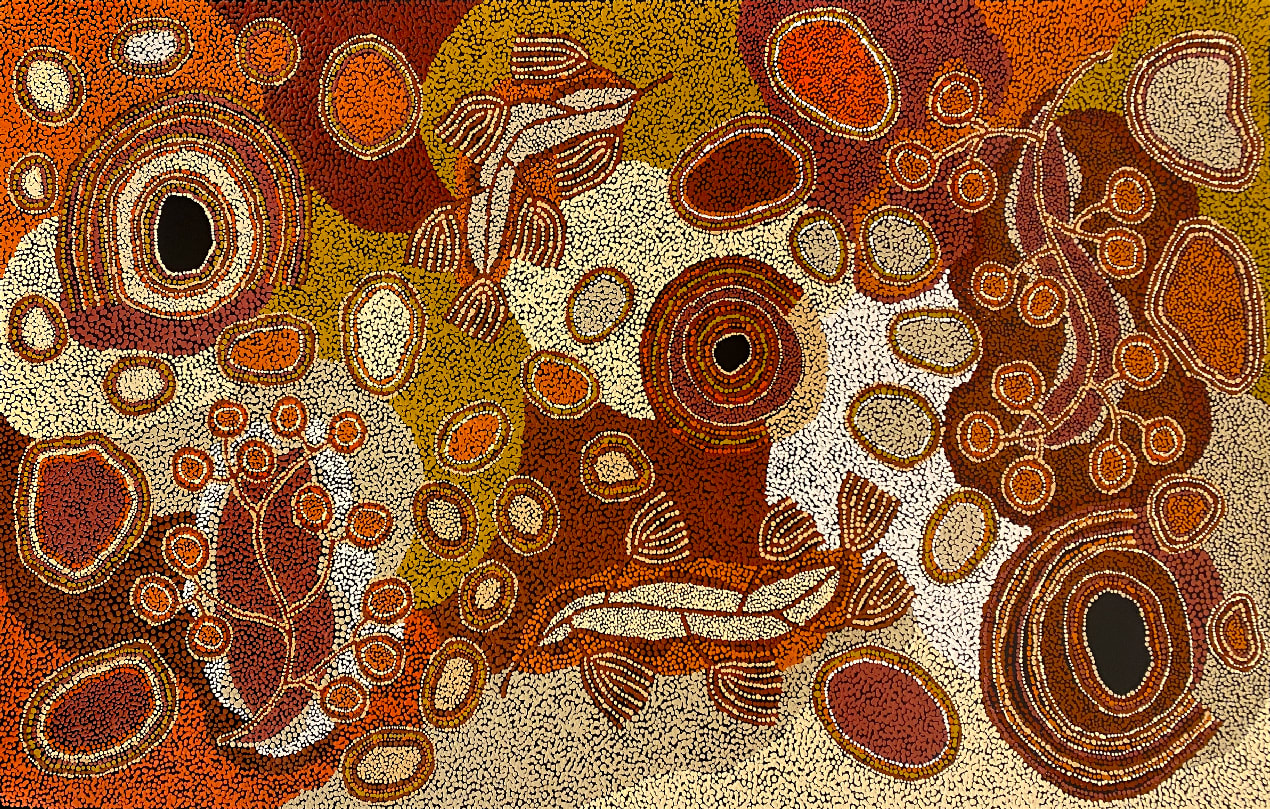 Wangunu (Bush Damper Seed) by Alison Munti Riley, 2025