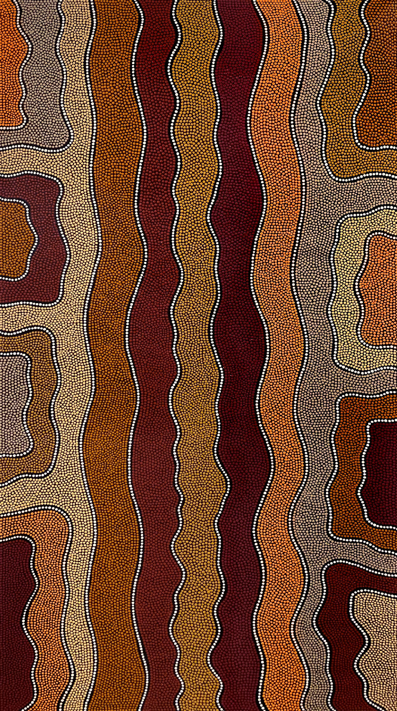 Women's Body Painting (Yawulyu) by Patsy Ross, 2025