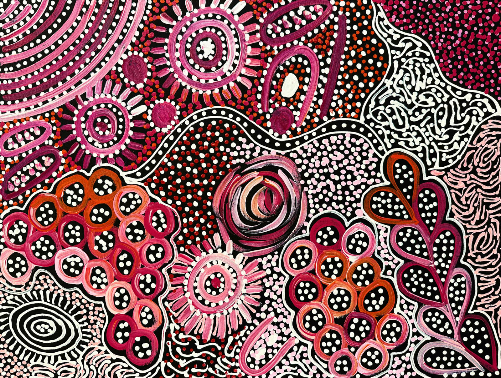 Janet Golder Kngwarreye, My Country by Janet Golder Kngwarreye, 2023