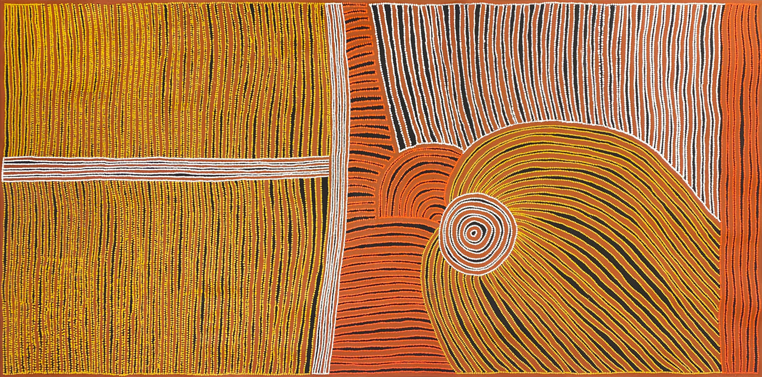 Rosemary-porter-nampitjinpa-tjilkamata-tjukurrpa-97.5x199.5cm-$4900-tiaa-ro202212