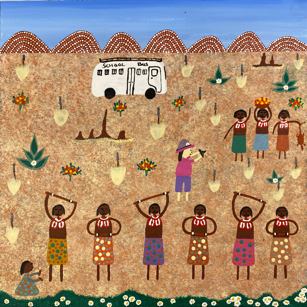 Girls Dancing After School by Evelyn Daniels, 2025