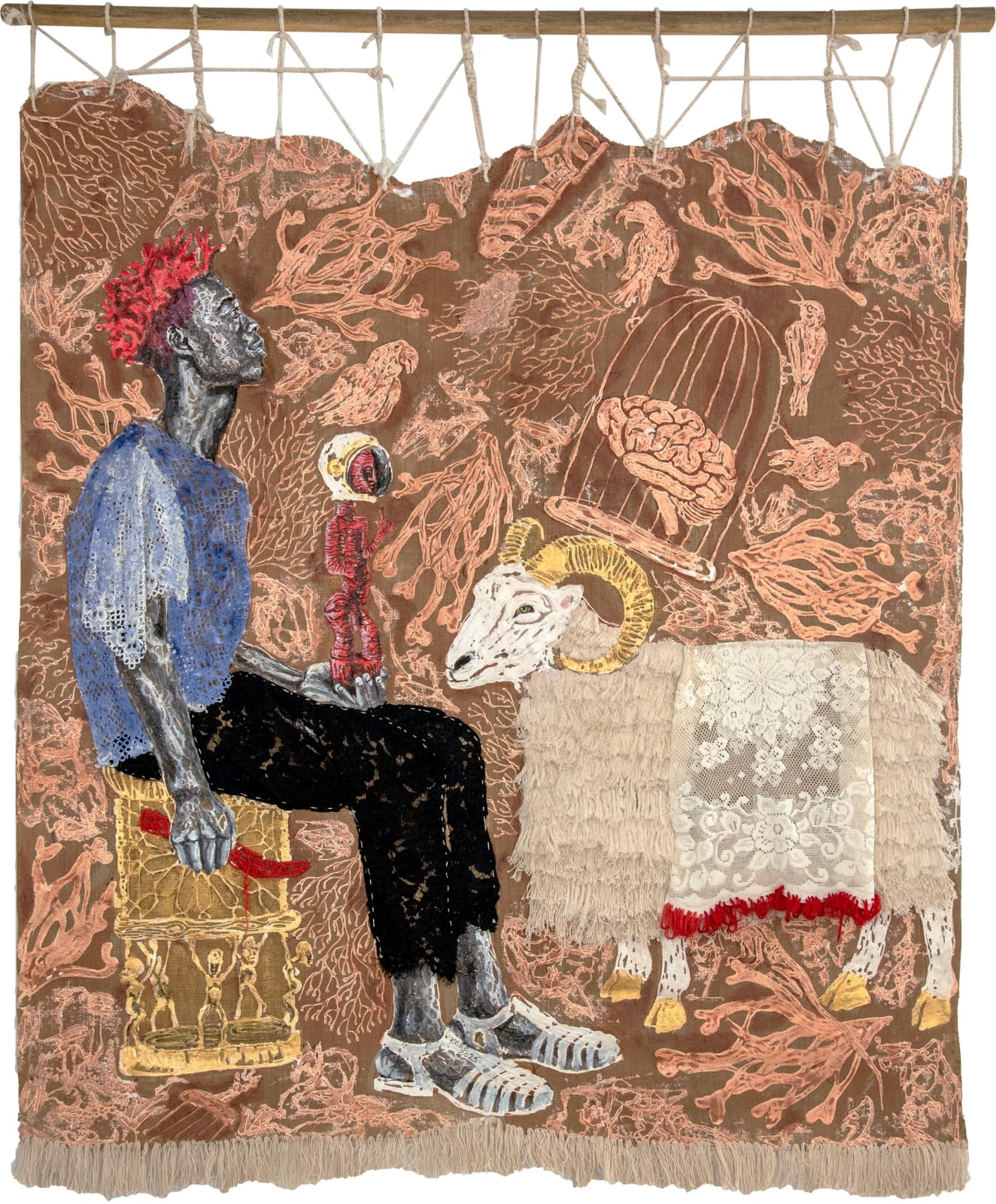 Ibrahim Bemba Kébé, Caged Mind, 2025