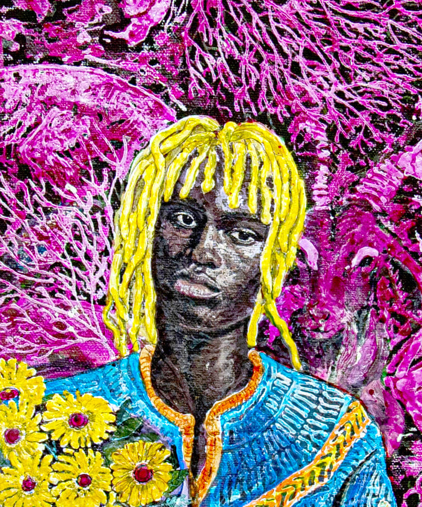 Ibrahim Bemba Kébé, Yellow Petals, 2024