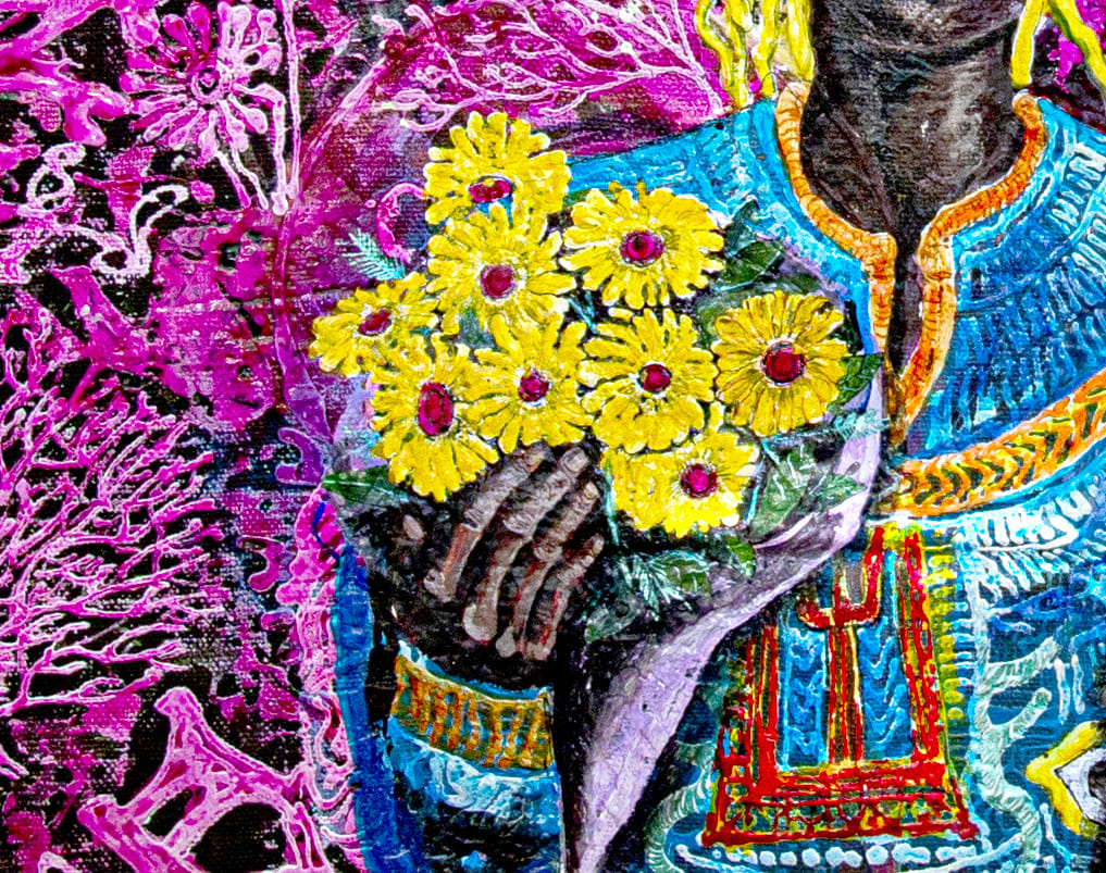 Ibrahim Bemba Kébé, Yellow Petals, 2024