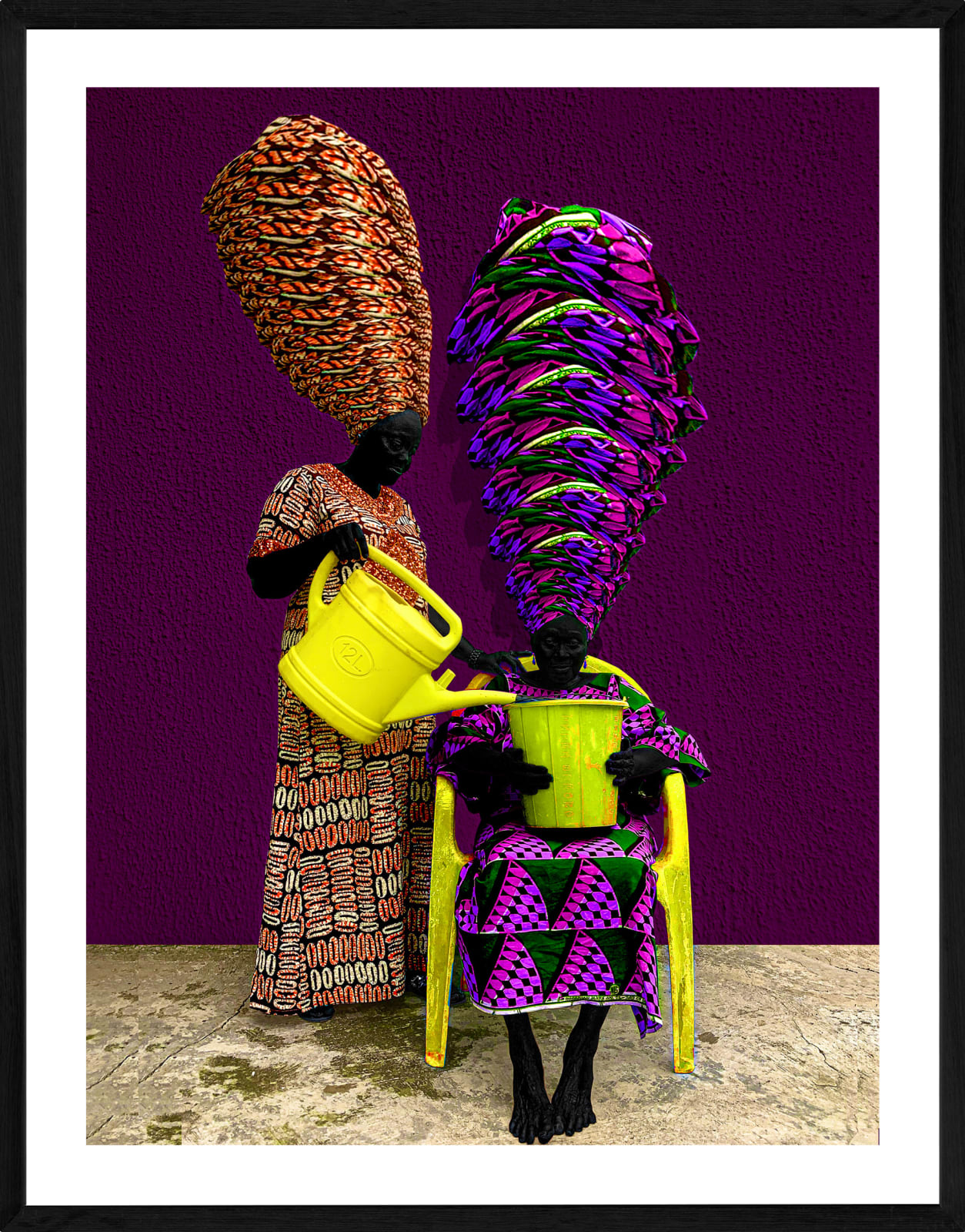 Sanjo Lawal, Heavy are their heads: Traditions Flow , 2023