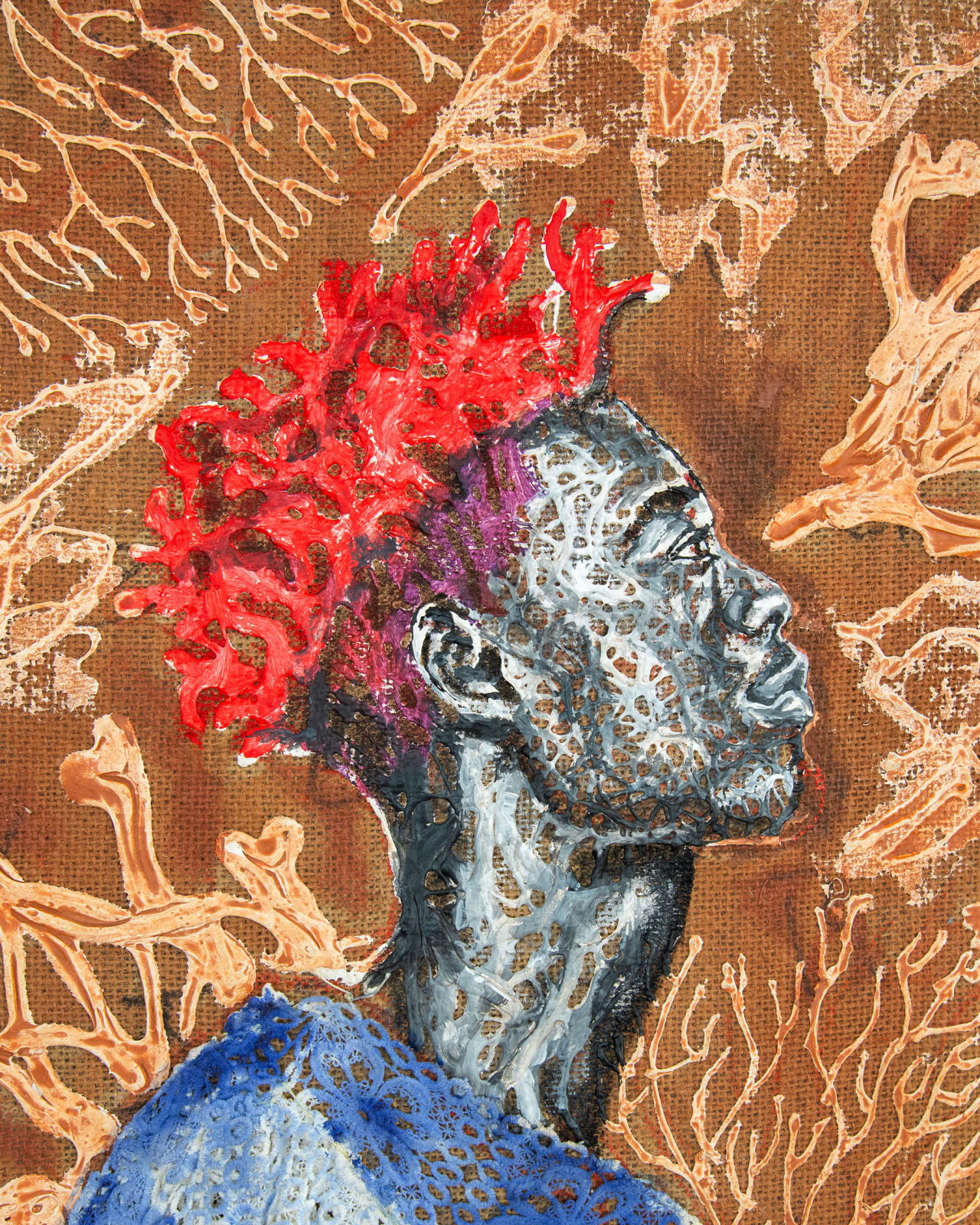 Ibrahim Bemba Kébé, Caged Mind, 2025