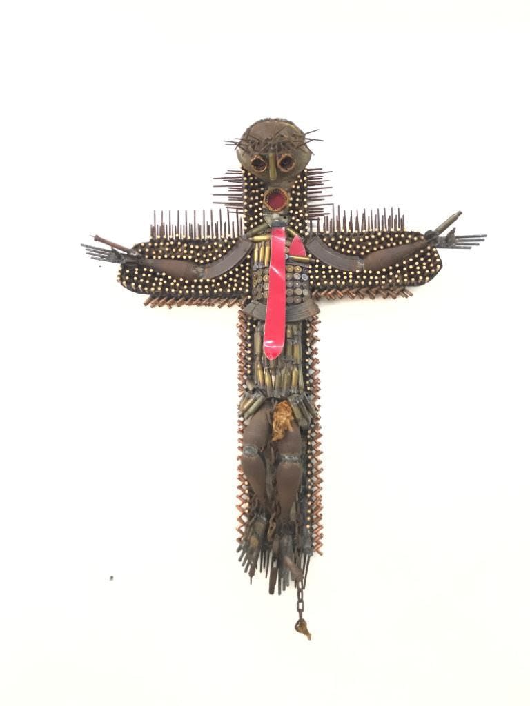 Gonçalo Mabunda, O Jesus e o futuro , 2019