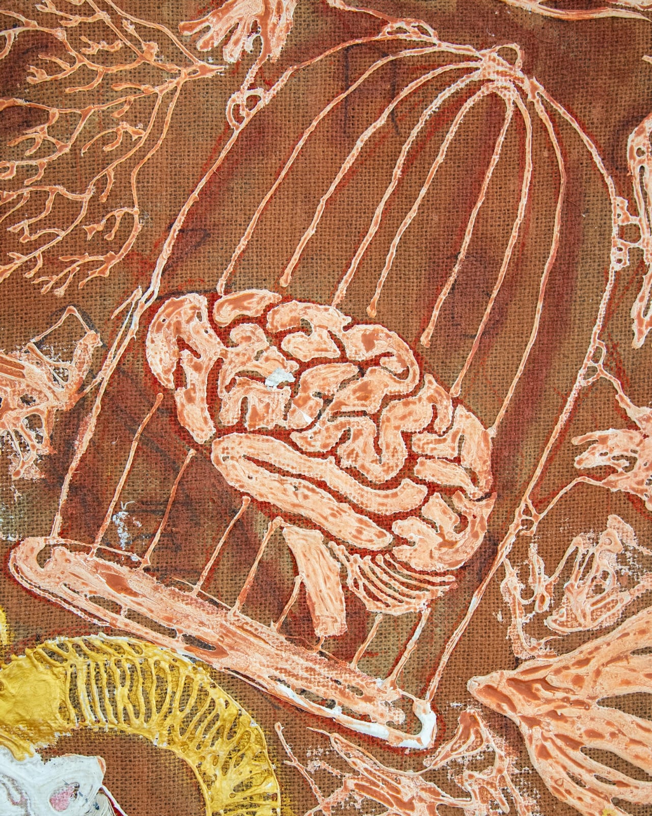 Ibrahim Bemba Kébé, Caged Mind, 2025