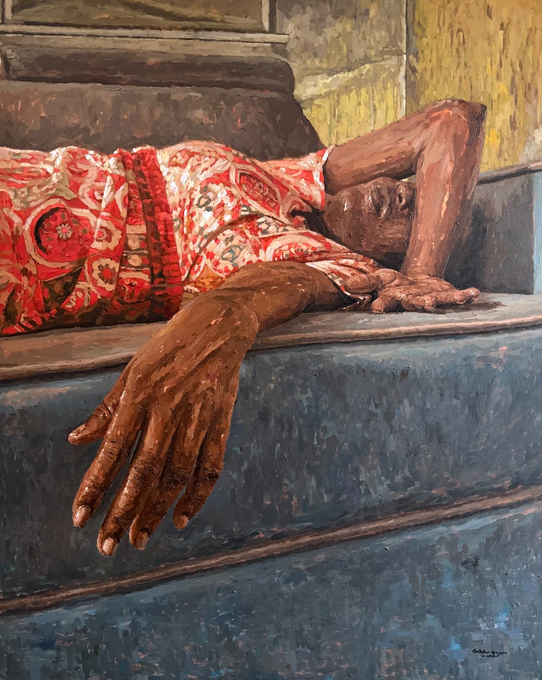 Opeyemi Olukotun, Exhausted II , 2025