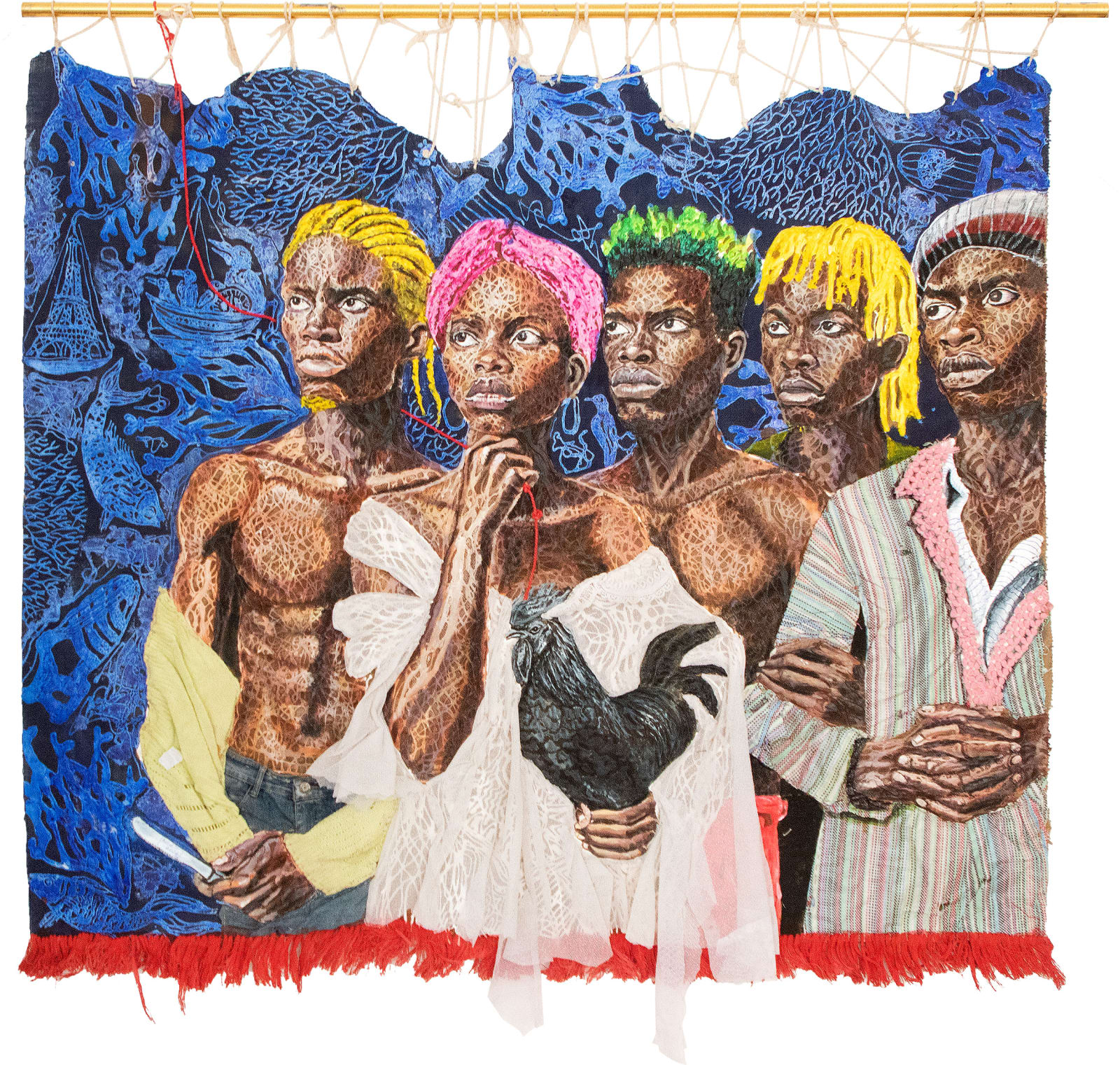 Ibrahim Bemba Kébé, Secrets woven, Destinies crossed, 2024