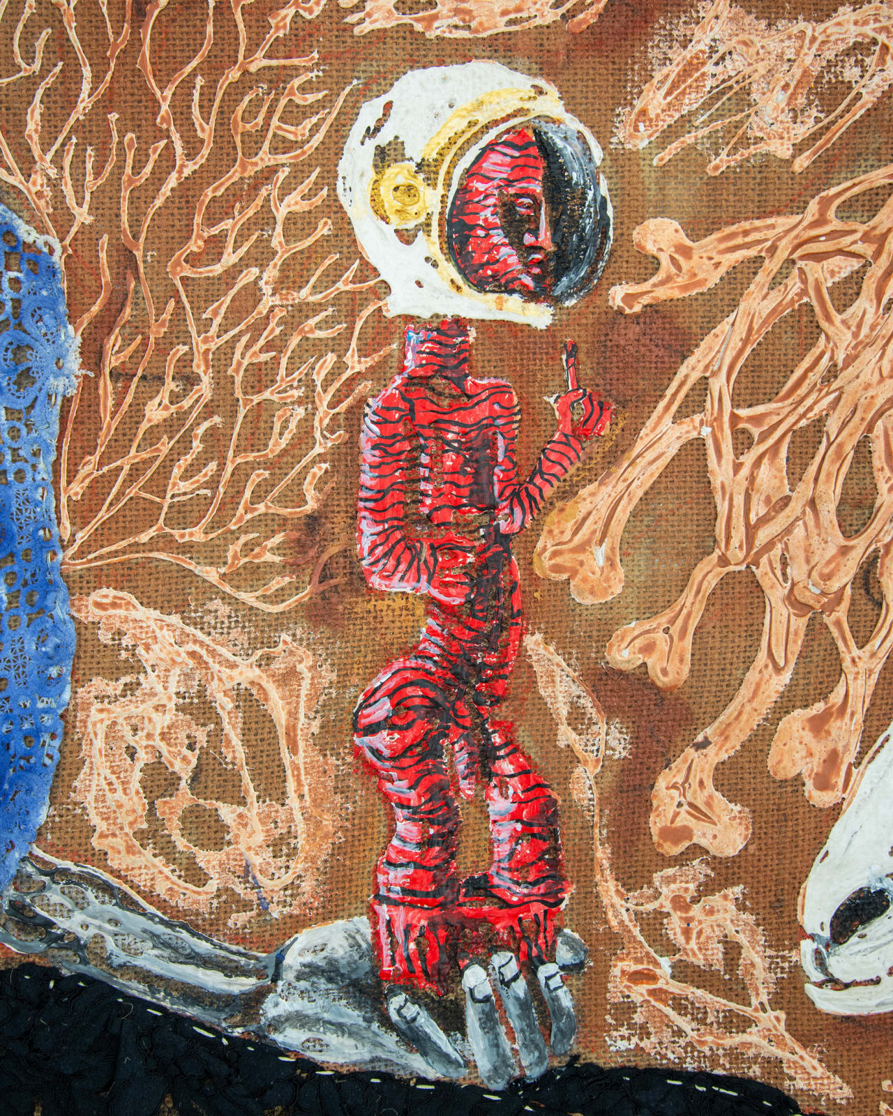 Ibrahim Bemba Kébé, Caged Mind, 2025