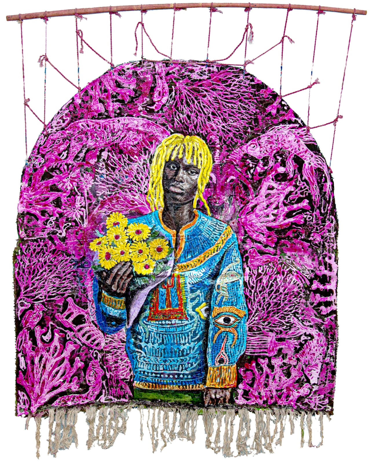 Ibrahim Bemba Kébé, Yellow Petals, 2024