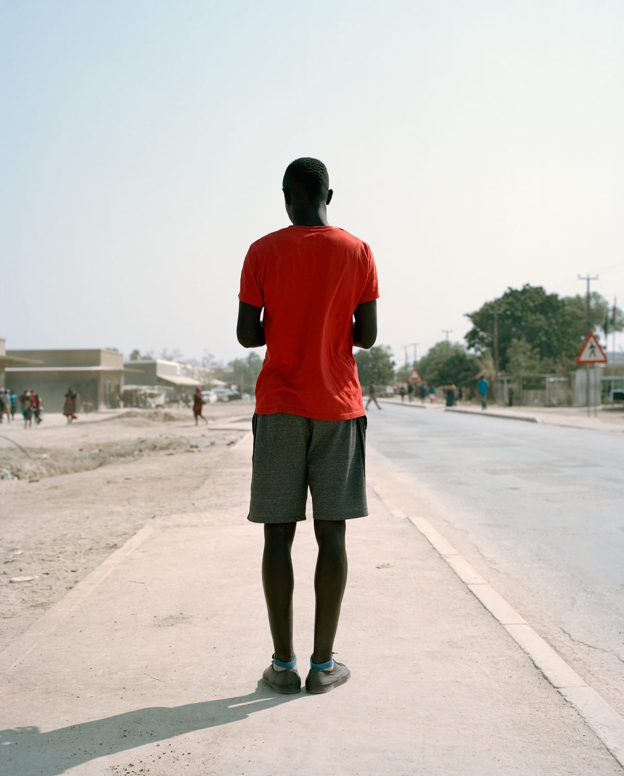 Francois Visser, Man in Street, Namibia, 2015