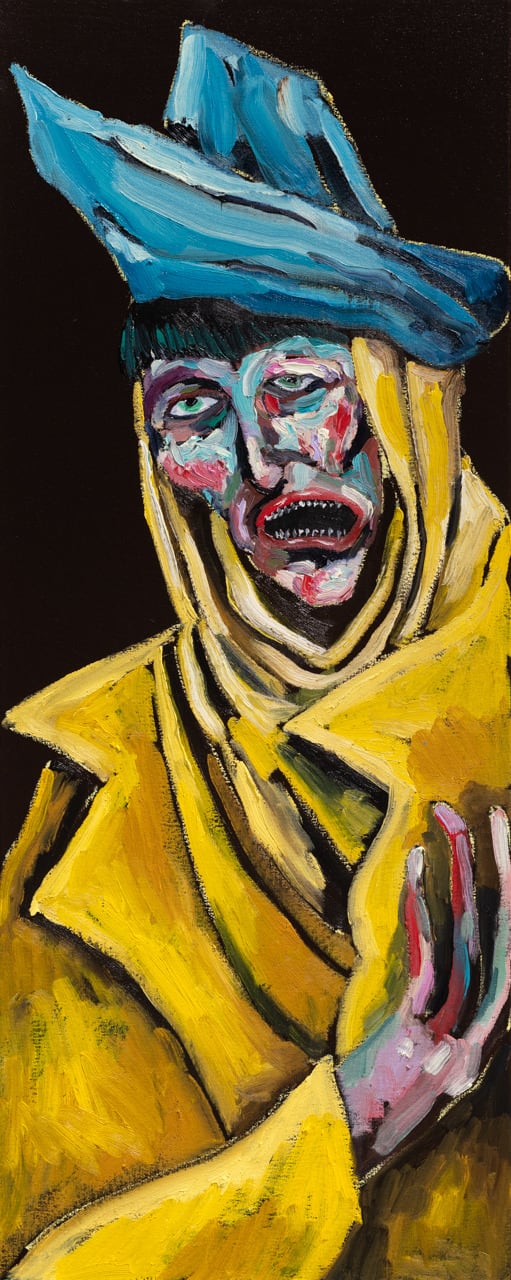 Dominique Cheminais, Felice in a Raincoat, 2023