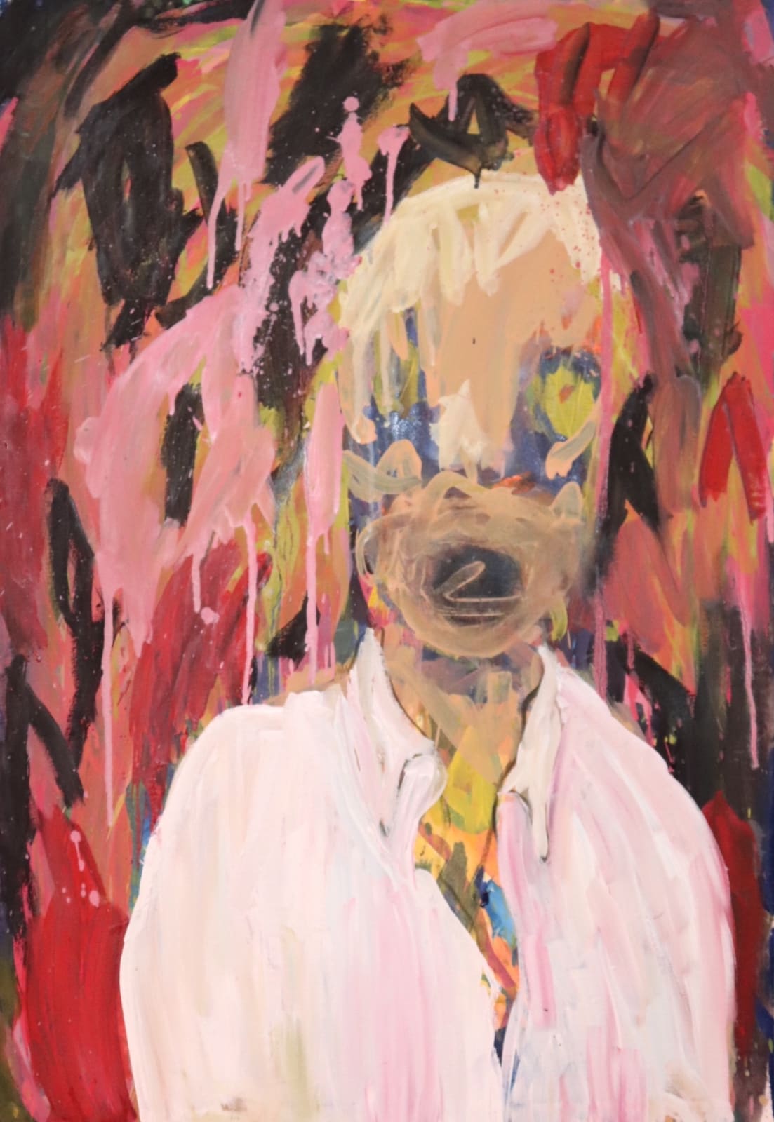 Nyasha Marovatsanga, Smiling at the Firing Squad, 2019