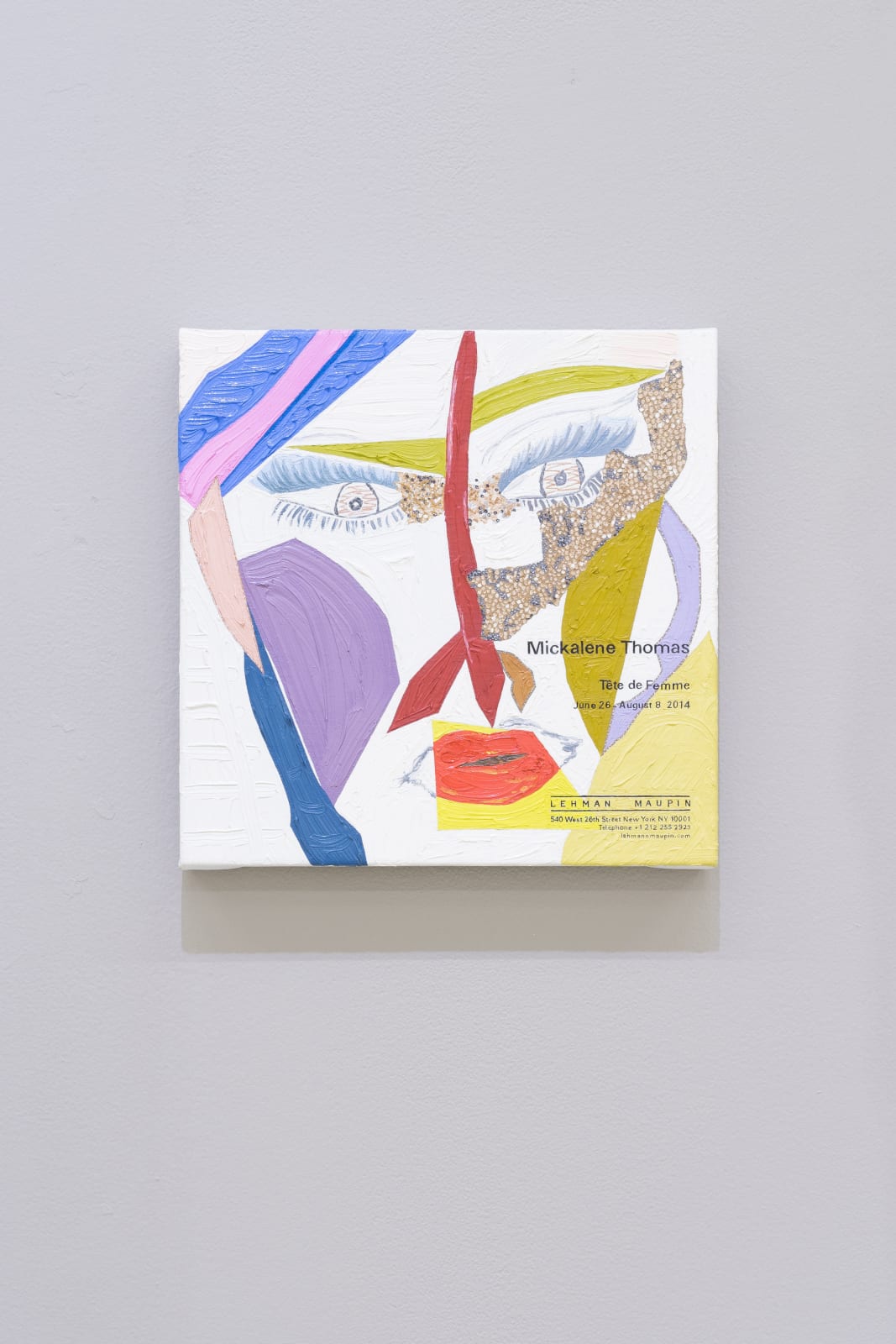 Simon Linke, Mickalene Thomas at Lehman Maupin, 2014