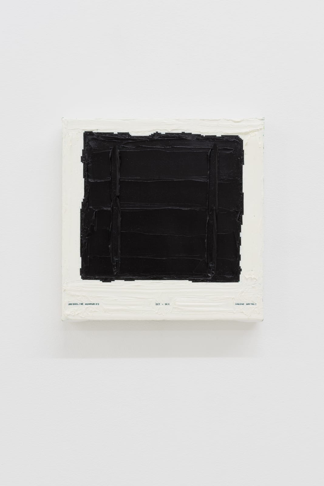 Simon Linke, Jacqueline Humphries at Greene Naftali, 2017