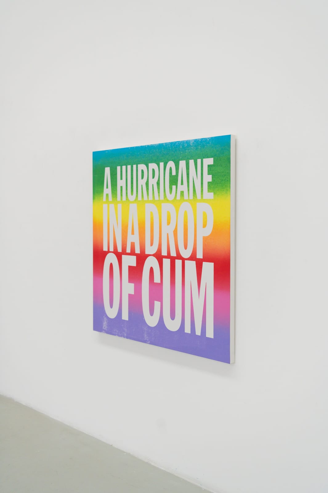 John Giorno, A HURRICANE IN A DROP OF CUM, 2015