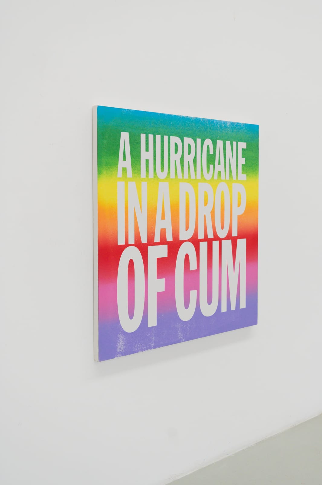 John Giorno, A HURRICANE IN A DROP OF CUM, 2015