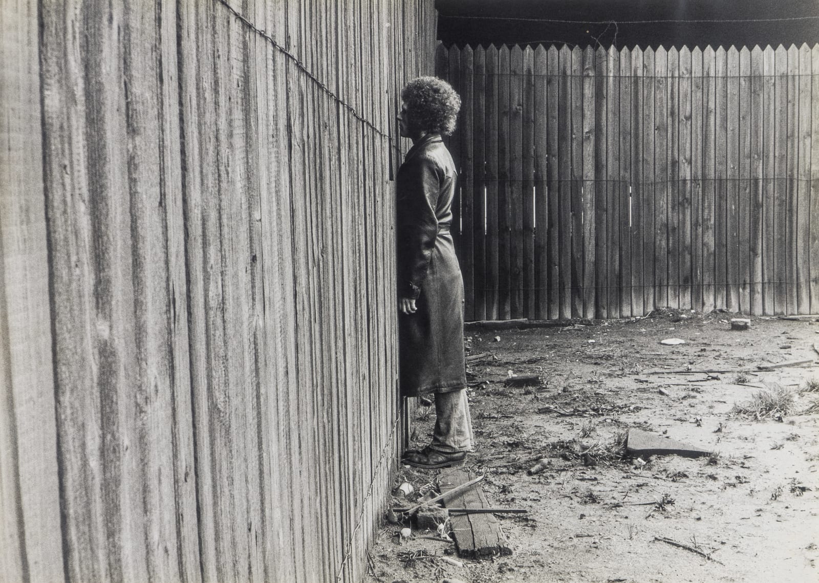 Klaus Rinke, Mit dir an der Wand, 1970