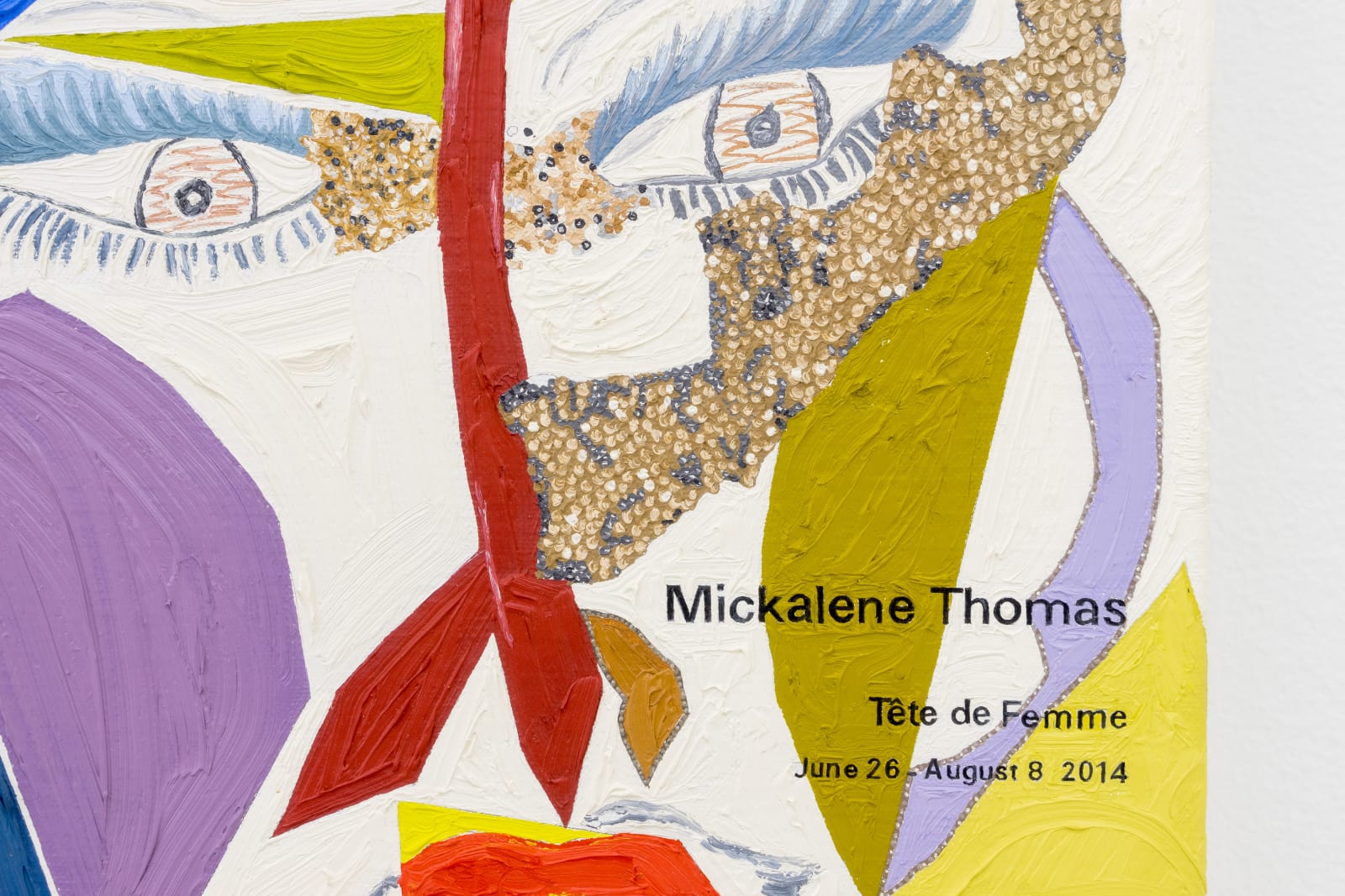 Simon Linke, Mickalene Thomas at Lehman Maupin, 2014