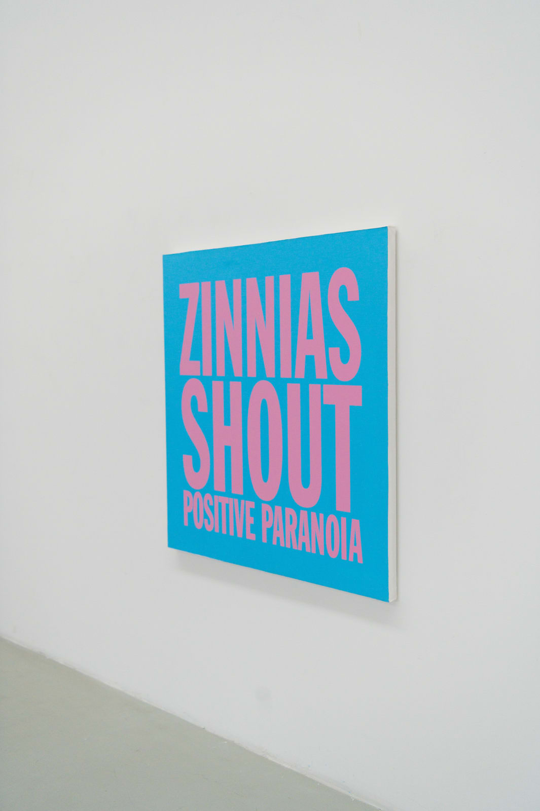 John Giorno, ZINNIAS SHOUT POSITIVE PARANOIA, 2017