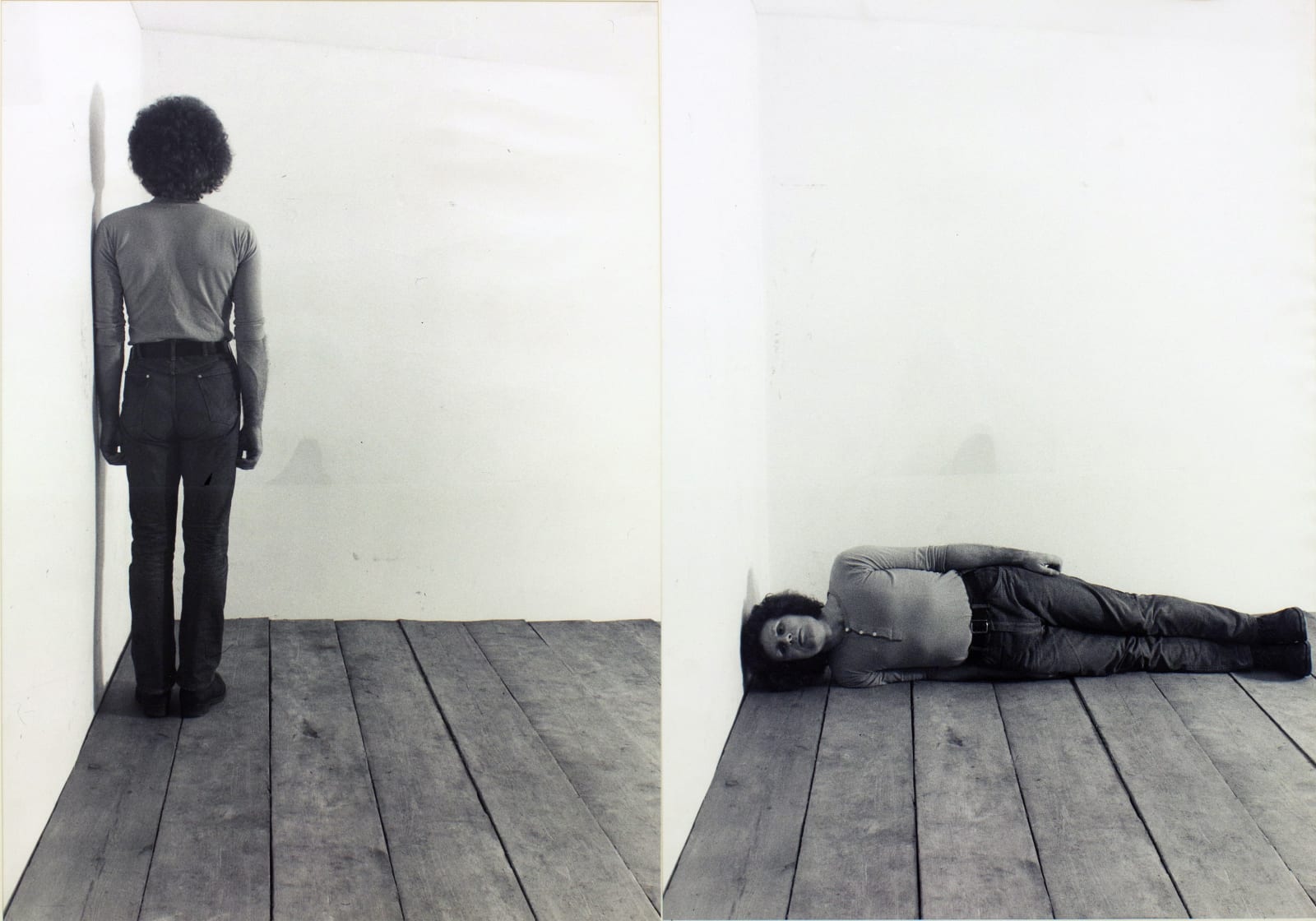 Klaus Rinke, Die Wand - der Boden, 1969-1970