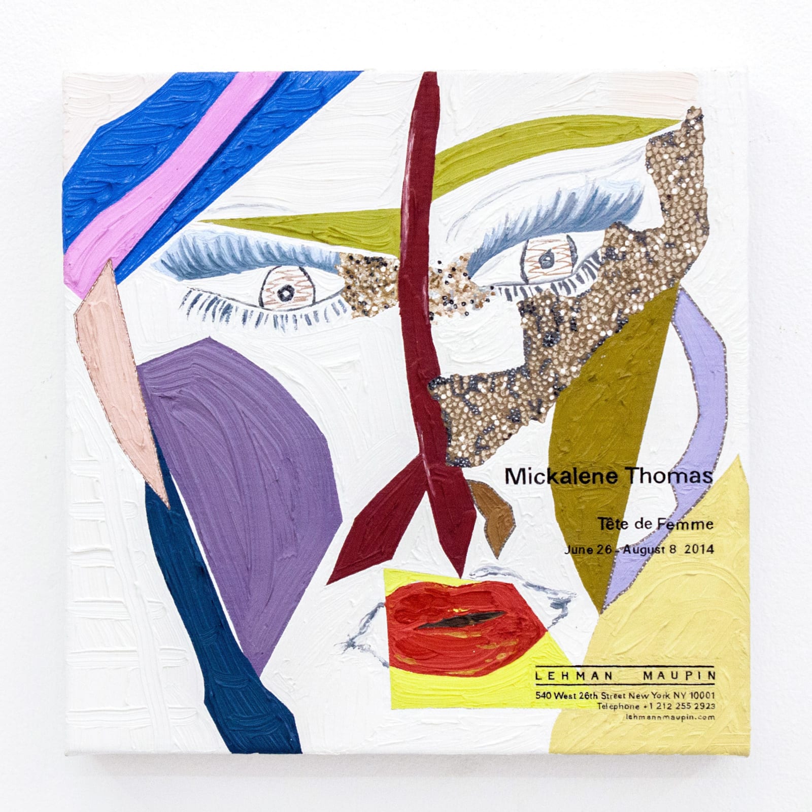 Simon Linke, Mickalene Thomas at Lehman Maupin, 2014