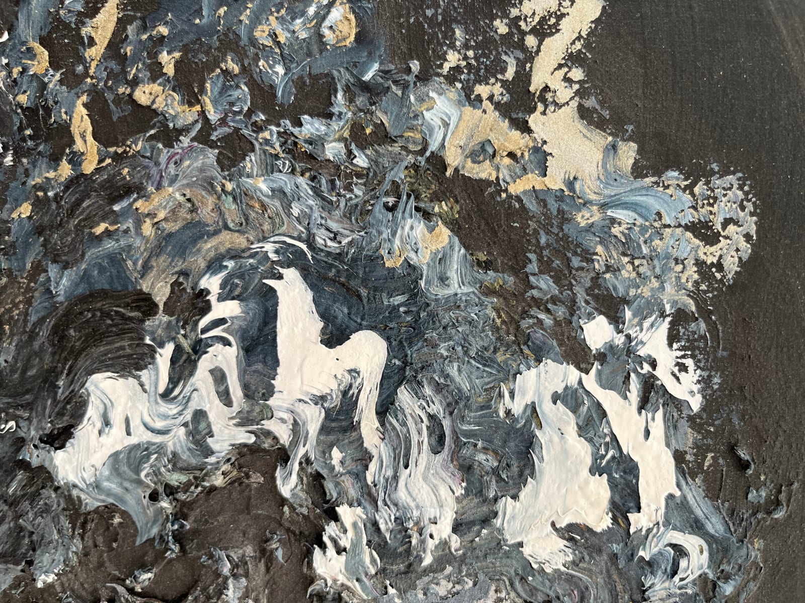 Maggi Hambling, Working, 2021