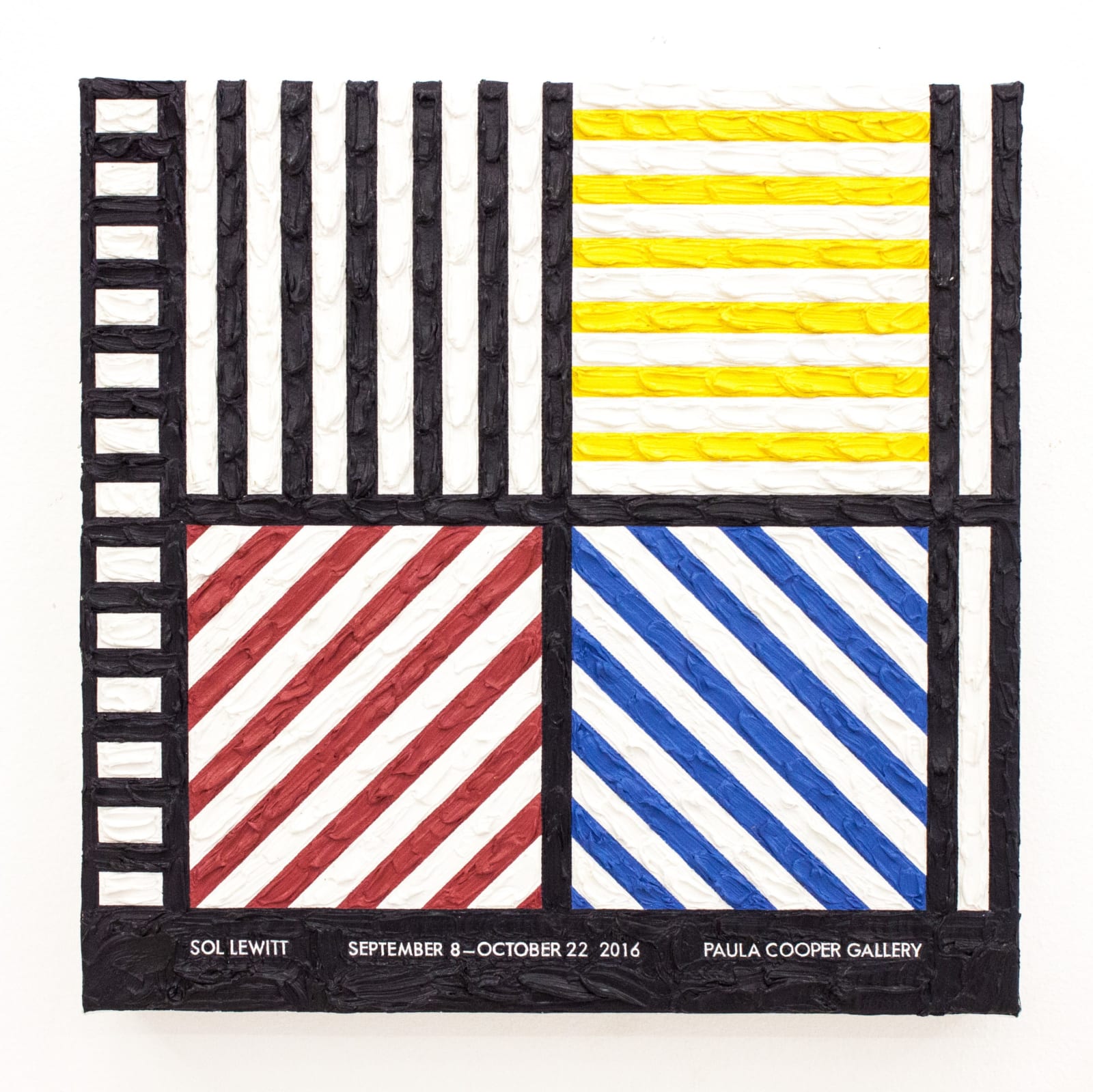 Simon Linke, Sol Le Witt at Paula Cooper Gallery, 2016