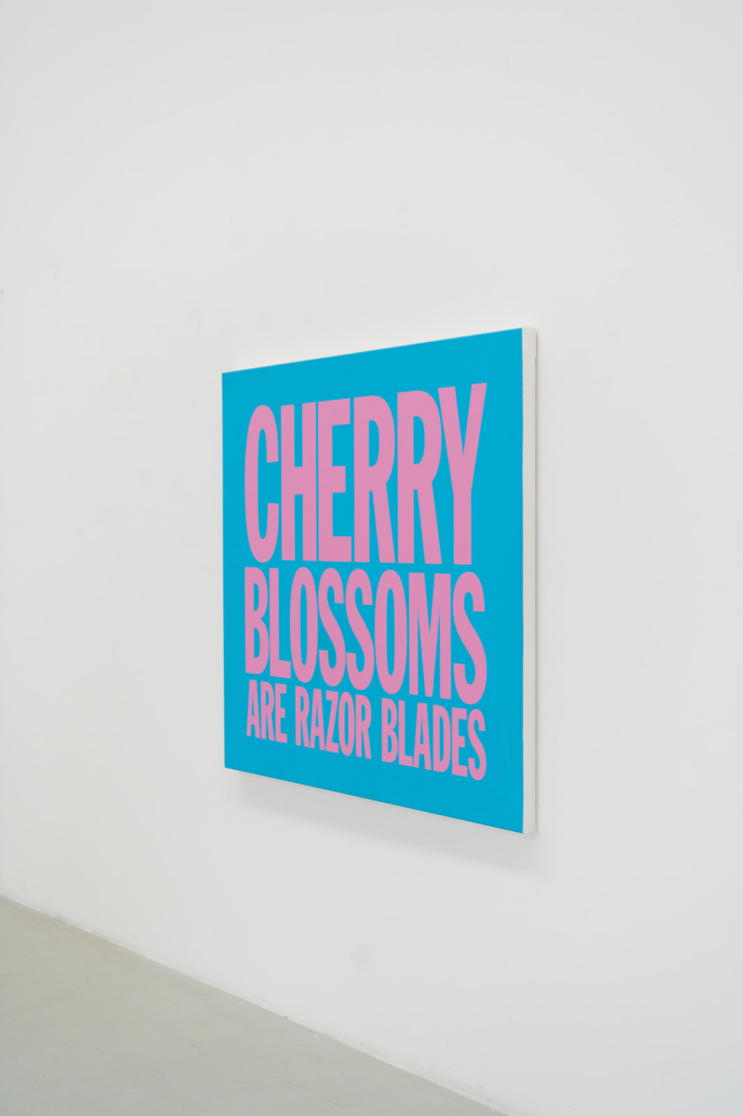 John Giorno, CHERRY BLOSSOMS ARE RAZOR BLADES, 2017-2023