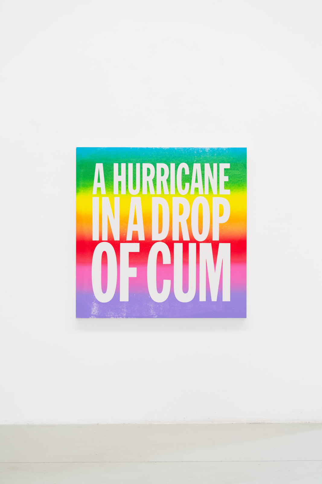John Giorno, A HURRICANE IN A DROP OF CUM, 2015